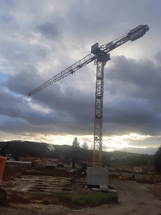 Grue chantier maisons et collectifs